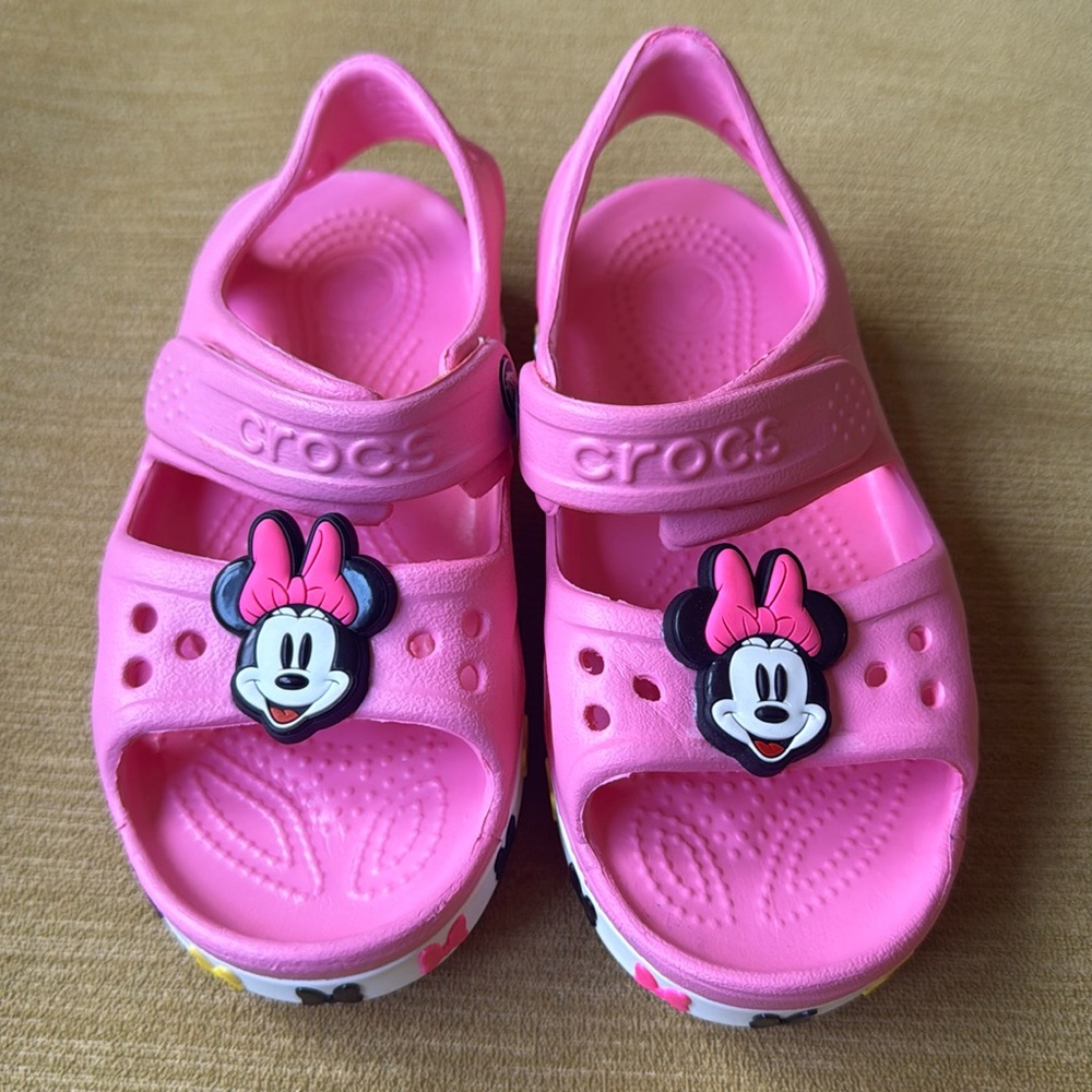 Minnie Mouse Croc Sandals